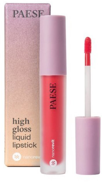 Szminka do ust Paese Nanorevit High Gloss Liquid Lipstick w płynie 53 Spicy Red 4.5 ml (5902627617058) - obraz 1