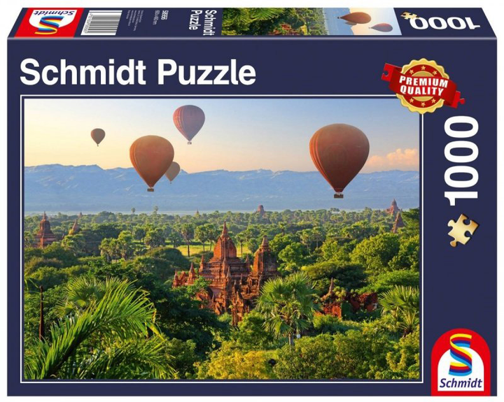 Puzzle Schmidt Balony nad Mandalaj / Mjanma 1000 elementów (4001504589561) - obraz 1