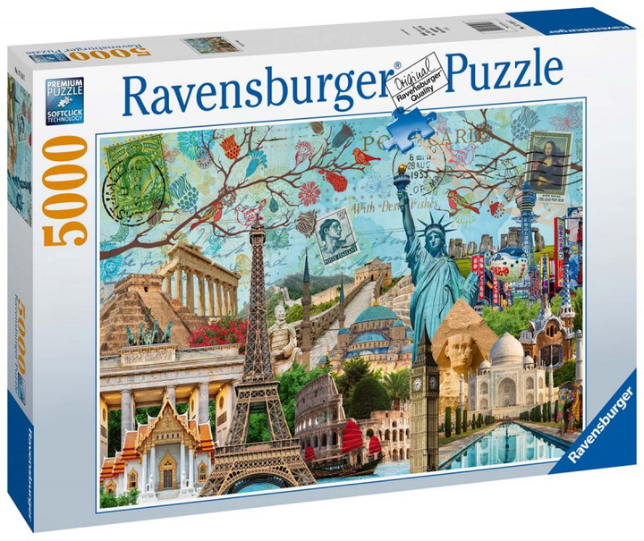 Puzzle Ravensburger Duże miasto 5000 elementów (4005556171187) - obraz 1