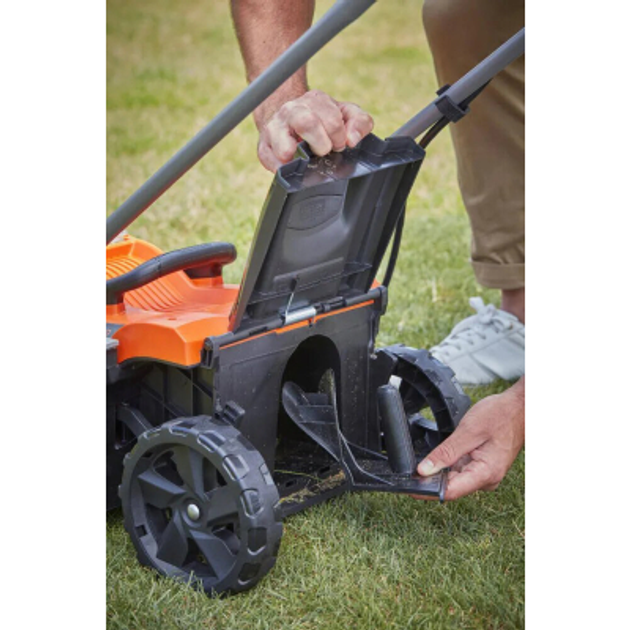 Газонокосилка Black&Decker аккумуляторная 36 В, 2.5 Ач, 32 см, 1 АКБ и ЗУ (BCMW3336L1) - изображение 7