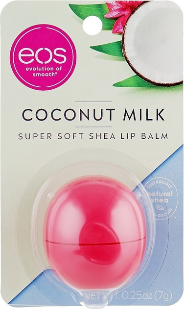 Бальзам для губ EOS Visibly Soft Lip Balm - Coconut Milk – купить в Москве | Интернет-магазин SIFO