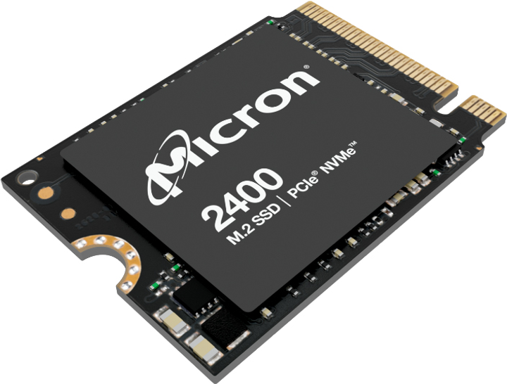 SSD 1TB【Micron】MTFDKBK1T0QFM-1BD1AABYYR SSD диск Micron 2400 S55 1ТБ M.2 2230 NVMe PCIe 4.0 x4 QLC