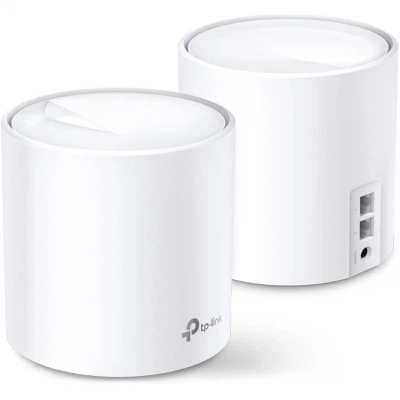 Точка доступа Wi-Fi TP-Link DECO X20 2PK AX1800 1xGE LAN 1xGE WAN MU-MIMO OFDMA MESH (DECO-X20-2-PACK) - изображение 2