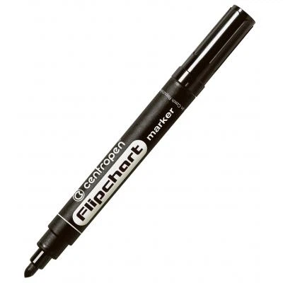 Маркер Centropen Flipchart 8550 2,5 мм, round tip, black (8550/01) - изображение 2