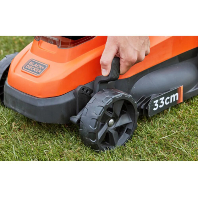 Газонокосилка Black&Decker BCMW3318 18V, 2x2.5Ah, ширина кошения 32 см (BCMW3318L2) - изображение 4