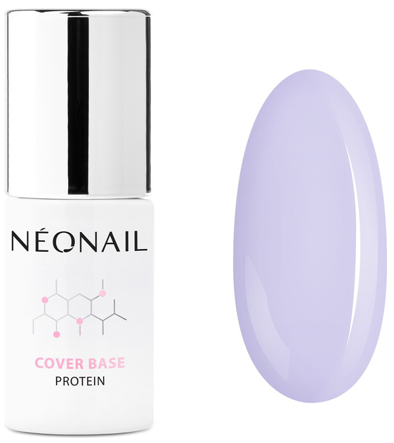 Гібридна база NeoNail Cover Base Protein протеїнова Pastel Lilac 7.2 мл (5903657880979) - зображення 1