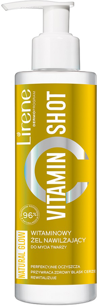 Зволожувальний гель для вмивання обличчя Lirene Vitamin Shot 190 мл (5900717770515) - зображення 1