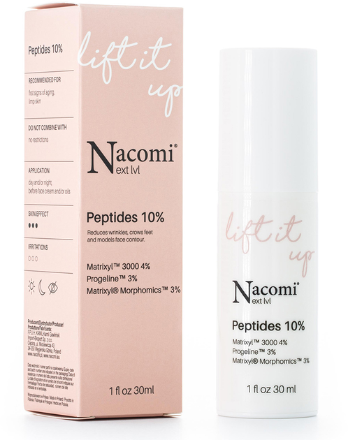 Сироватка для обличчя Nacomi Next Level Peptides 10% 30 мл (5902539716030) - зображення 1