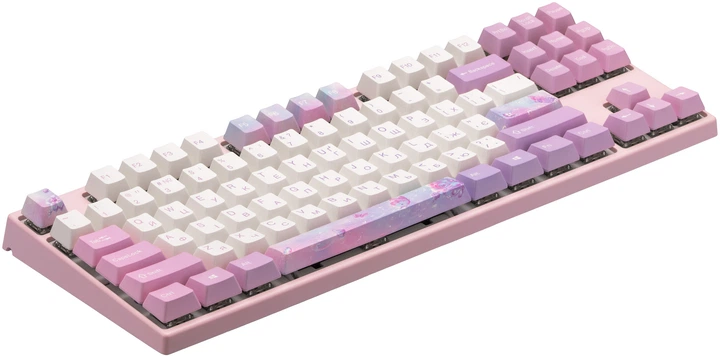 Клавиатура беспроводная Varmilo VED87 Dreams On Board 87Key Cherry Mx Red Wireless Pink (A29A030D4A0A17A028) - изображение 3