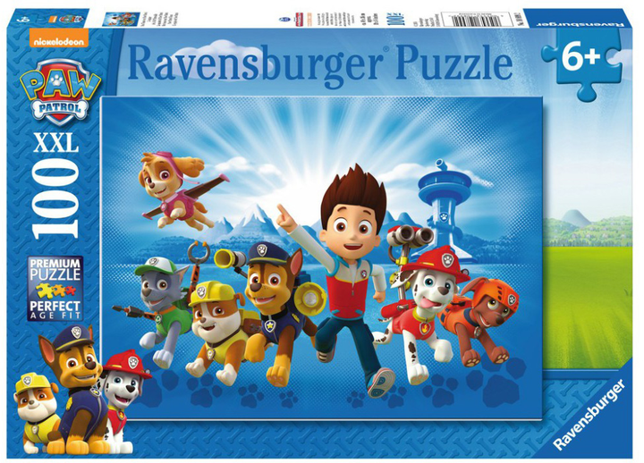 Пазл Ravensburger Щенячий патруль поспішає на допомогу 100 елементів (4005556108992) - зображення 1