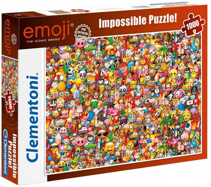 Пазл Clementoni Emoji 1000 елементів (8005125393886) - зображення 1