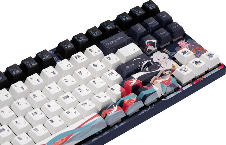 Клавіатура бездротова Varmilo VPE87 Chang'e 87Key K-Prestige Light Wireless Blue (A50A054F6A3A01A043) - зображення 8