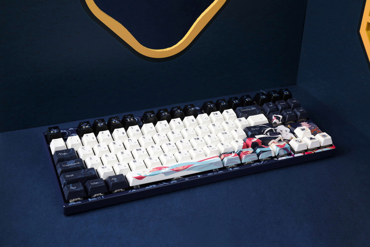 Клавіатура бездротова Varmilo VPE87 Chang'e 87Key K-Prestige Light Wireless Blue (A50A054F6A3A01A043) - зображення 17