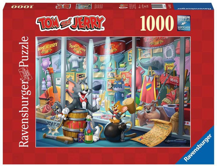 Пазл Ravensburger Tom Jerry 1000 елементів (4005556169252) - зображення 1