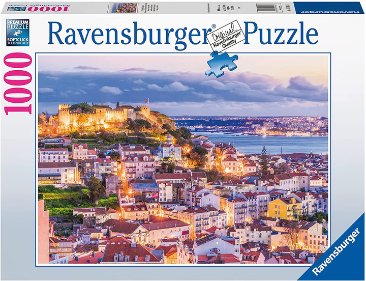 Puzzle Ravensburger Vista su Lisbona 1000 elementów (4005556171835) - obraz 1