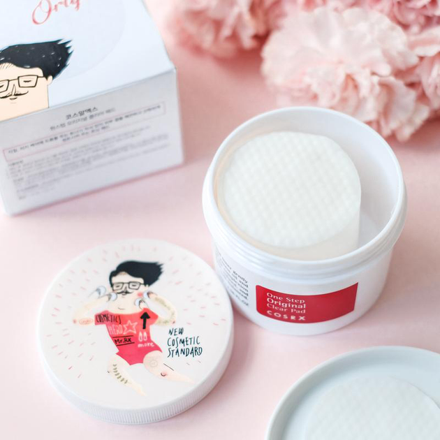 Спонжи для очищення обличчя Cosrx One Step Original Clear Pads з ВНА-кислотами 70 шт (8809416470306) - зображення 3