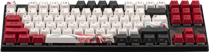 Клавіатура дротова Varmilo VEM87 Beijing Opera 87Key EC V2 Iris USB Black (A33A028C3A3A17A025) - зображення 2