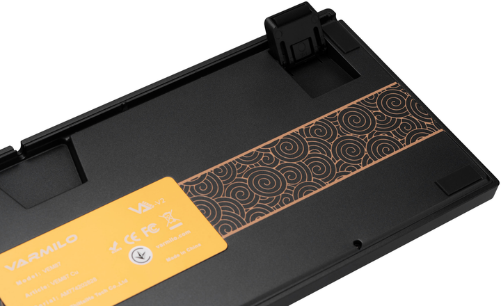 Клавіатура дротова Varmilo VEM87 Beijing Opera 87Key EC V2 Iris USB Black (A33A028C3A3A17A025) - зображення 10
