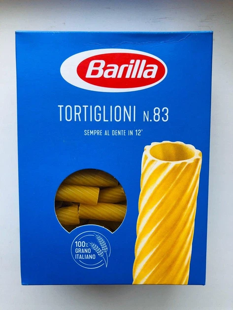 Паста Barilla Tortiglioni n.83 500 г - Фото 1 Паста Barilla Tortiglioni n.83 500 г - изображение 1