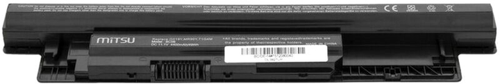 Акумулятор Mitsu для ноутбуків Dell Inspiron 14, 15, 17 10.8-11.1V 4400 mAh (49 Wh) (BC/DE-14) - зображення 2