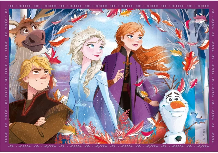 Пазл Clementoni Frozen 4 в 1 72 елементи 21518 (8005125215188) - зображення 5