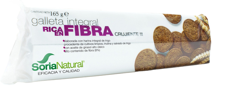 Ciastko Soria Natural Integral Fiber Rich Cookie 165 g (8422947060121) - obraz 1