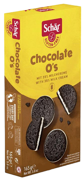 Печиво Dr. Schar Chocolate O's з молочними вершками 165 г (8008698005231) - зображення 2