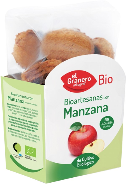 Ciastko El Granero Integral Bioartisans Apple 250 g (8422584030471) - obraz 1