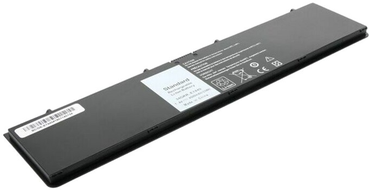 Акумулятор Mitsu для ноутбуків Dell Latitude E7440 7.4-7.6V 4500 mAh (33 Wh) (BC/DE-E7440) - зображення 4