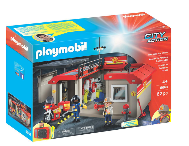 Playmobil 9052 hot sale fire station superset