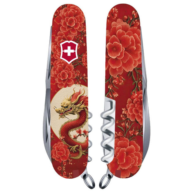 Швейцарский нож Victorinox CLIMBER ZODIAC 91мм/14 функций, Китайский красный дракон - изображение 1