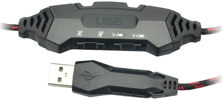 Słuchawki ART Hero USB Black (SLART HERO) - obraz 4