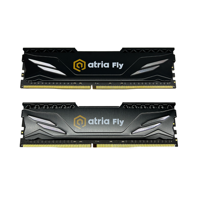 Оперативная память ATRIA Fly Black UAT43200CL18BK2/16 DDR4/16ГБ/3200МГц ...