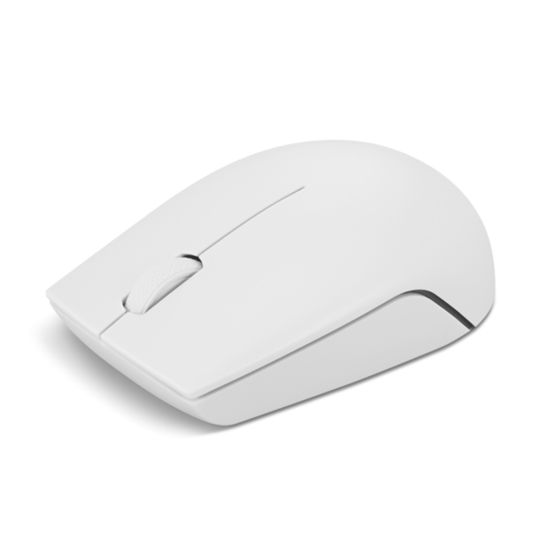 Мышь компьютерная Lenovo 300 Wireless Mouse Беспроводная Светло-серый (GY51L15677) - изображение 5