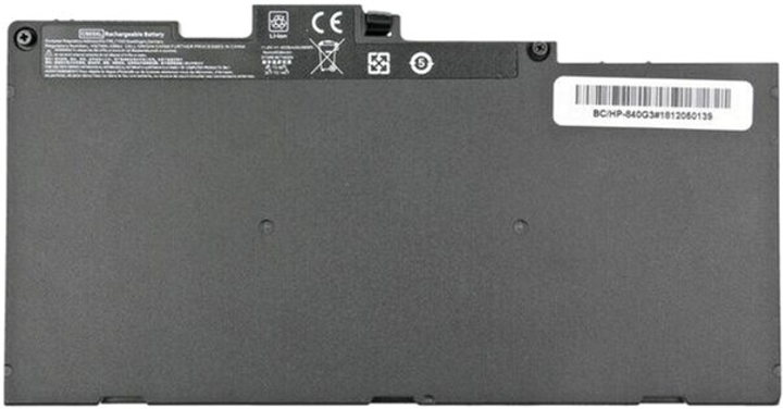 Акумулятор Mitsu для ноутбуків HP EliteBook 840, 850, 755, G3 11.4V 4000 mAh (46.5 Wh) (BC/HP-840G3) - зображення 5
