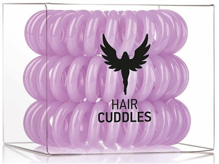 Gumki do wlosow HH Simonsen Hair Cuddles Purple 3 szt (5713052000229) - obraz 1