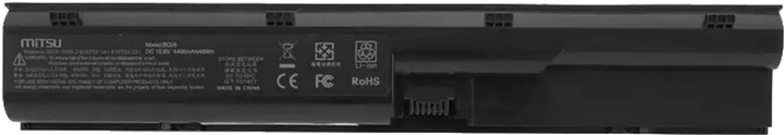 Акумулятор Mitsu для ноутбуків HP ProBook 4330s, 4530s 10.8-11.1V 4400 mAh (48 Wh) (BC/HP-4330S) - зображення 5