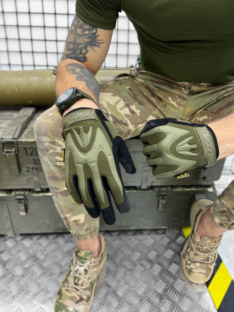 Тактичні рукавички Tactical Gloves Olive XL - изображение 1