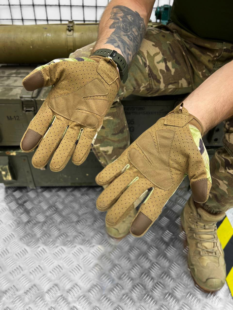 Тактичні рукавички Elite Tactical Multicam XL - изображение 2