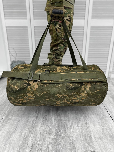 Тактична Сумка-Рюкзак Tactical Bag Backpack піксель 100 л - зображення 1