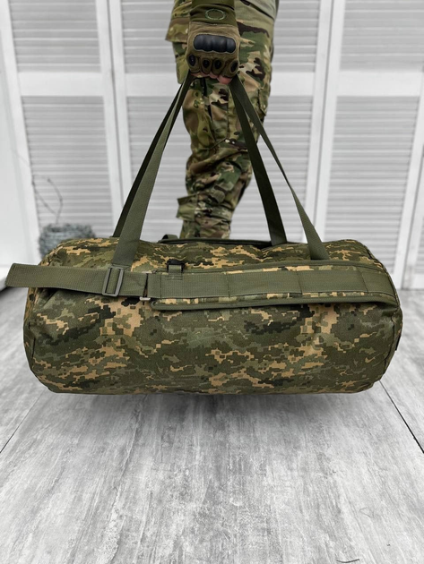 Тактична Сумка-Рюкзак Tactical Bag Backpack піксель 100 л - изображение 1