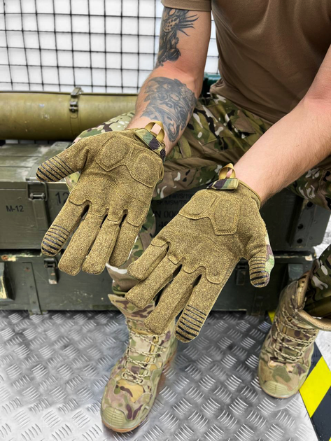 Тактичні рукавички M-Pact Tactical Gloves Multicam XXL - зображення 2