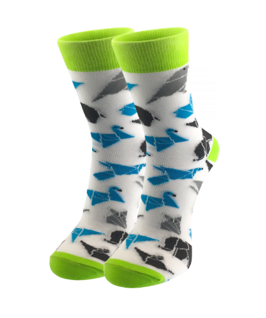 Стильные женские носки с рисунком Origio от MK SOCKS (36-39) Многоцветный P-1004-B 