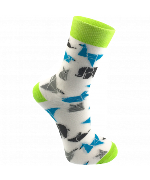 Стильные женские носки с рисунком Origio от MK SOCKS (36-39) Многоцветный P-1004-B 