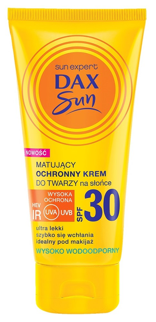 Krem ochronny do twarzy Dax Sun SPF 30 matujący 50 ml (5900525051189) - obraz 1