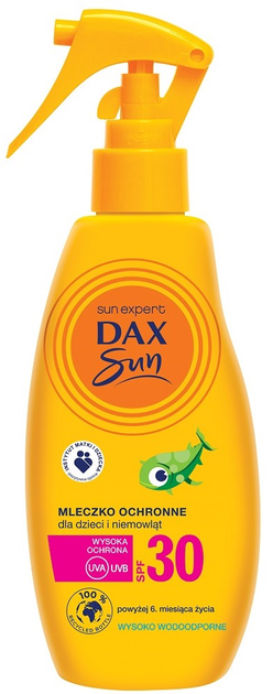 Захисне молочко Dax Sun для дітей та немовлят SPF 30 200 мл (5900525078308) - зображення 1