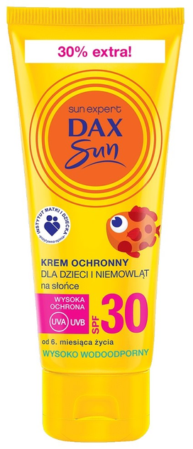 Сонцезахисний крем Dax Sun для дітей і немовлят SPF 30 75 мл (5900525053442) - зображення 1
