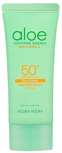 Гель сонцезахисний Holika Holika Aloe Soothing Essence Face & Body Waterproof Sun Gel SPF 50+ 100 мл (8806334388850) - зображення 1