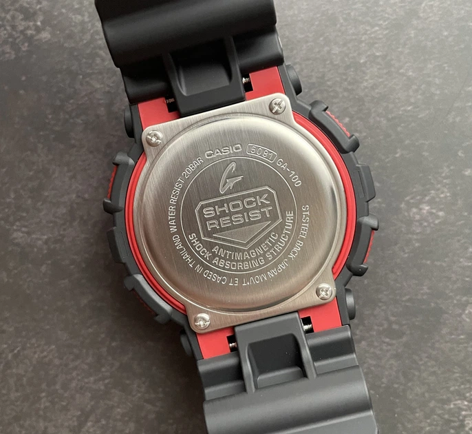 Часы наручные Casio G-Shock GA-100-1A4 - изображение 4