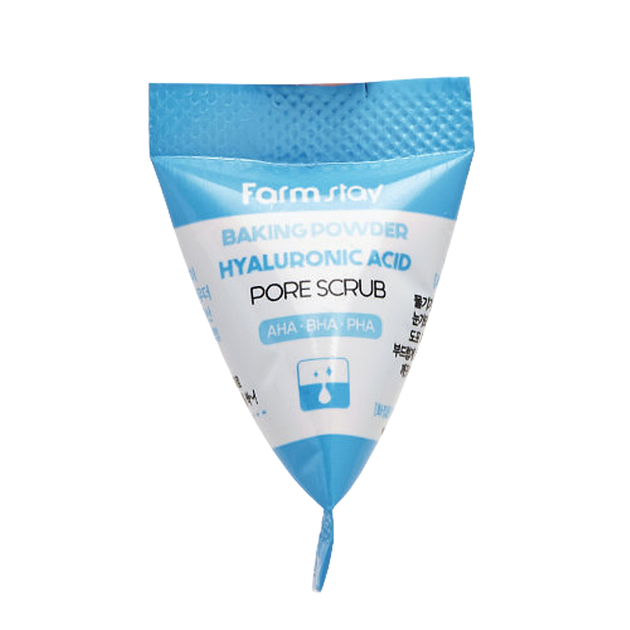 Очищающий скраб для лица с гиалуроновой кислотой FarmStay Baking Powder Hyaluronic Acid Pore Scrub 7g - Фото 1 Очищающий скраб для лица с гиалуроновой кислотой FarmStay Baking Powder Hyaluronic Acid Pore Scrub 7g - изображение 1